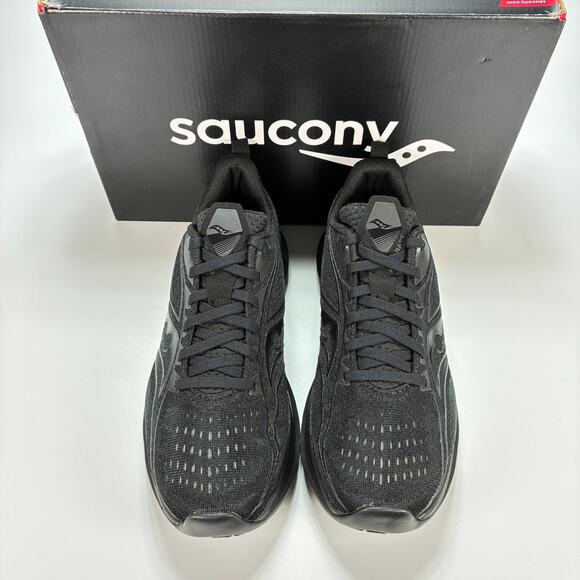 Saucony Kinvara 13 Triple Black Lightweight Running Shoes S10723-14 Womens Sz 10 - Picture 3 of 8